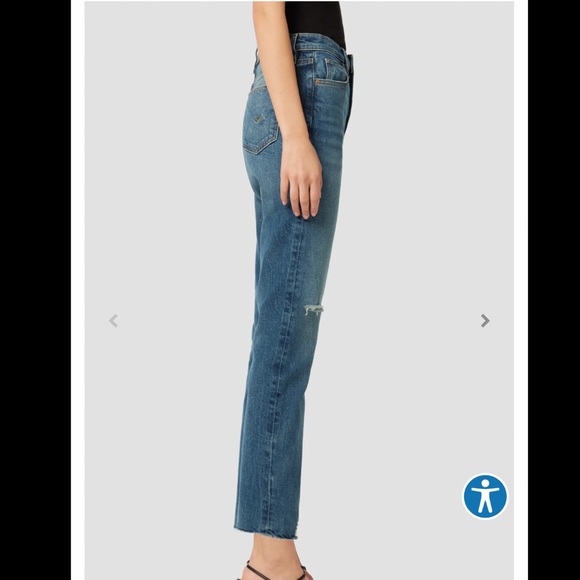HUDSON Holly High-Rise Straight Crop Jean - Picture 7 of 7